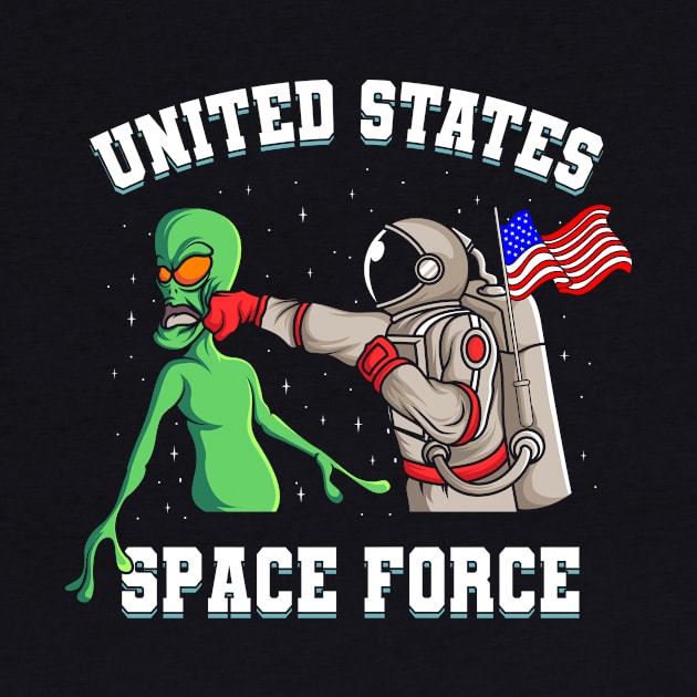 United States Space Force Alien Gift by Delightful Designs